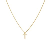 Collana Dilvdò Donna Letters in Argento Zircone CLDOT